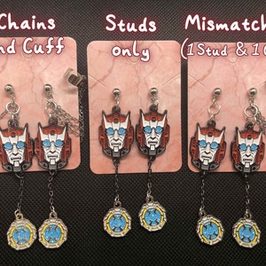 Ratchet Head Earrings