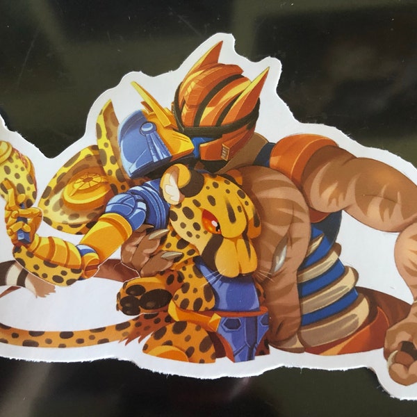 Dinobot/Cheetor sticker