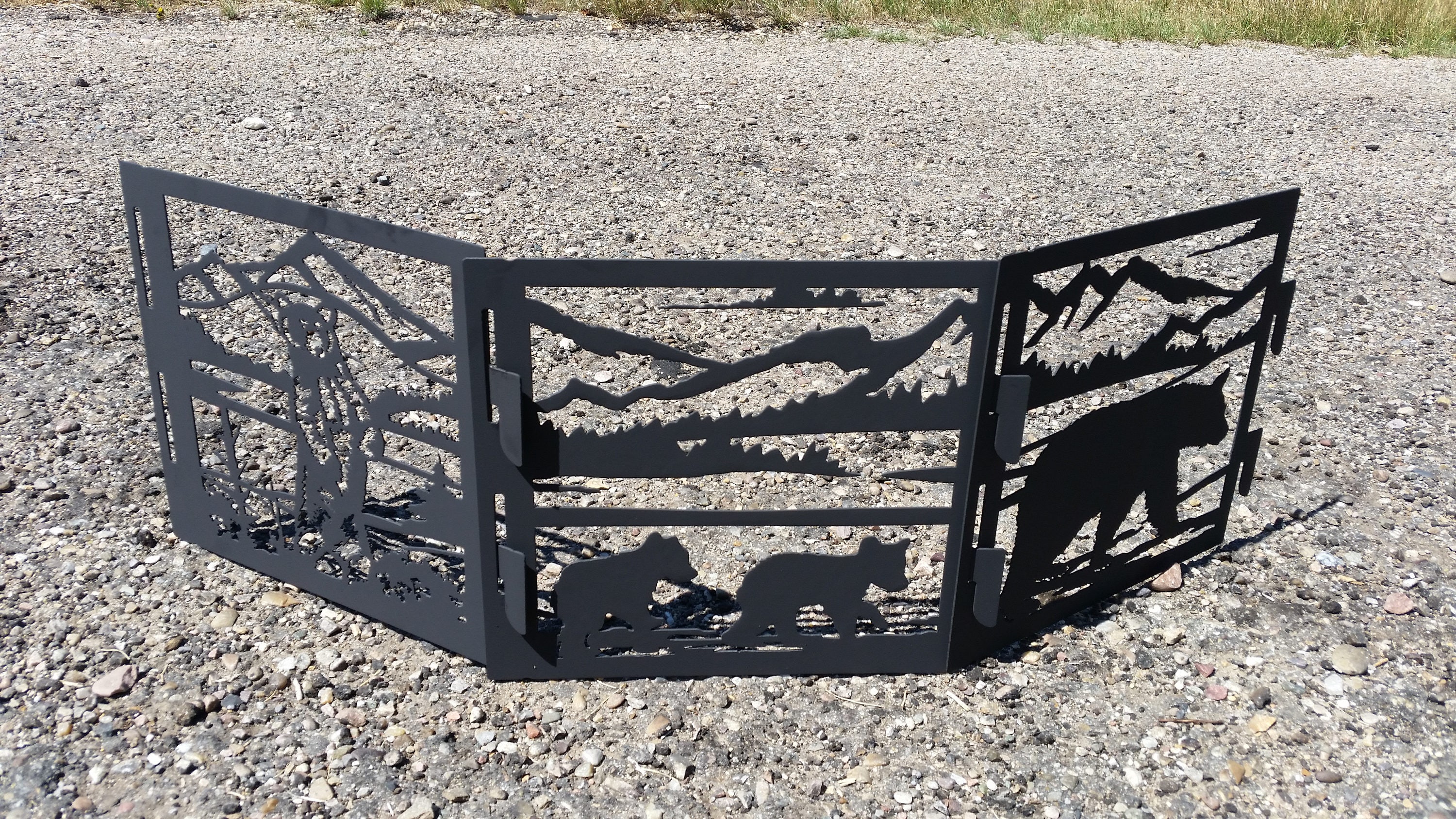 Fire Pits Outdoors Camping Hunting Fishing Hiking Backpacking Etsy