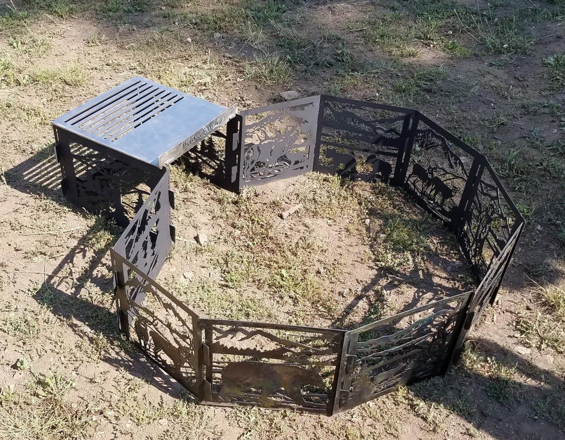 Fire Pits Outdoors Camping Hunting Fishing Hiking Backpacking Etsy