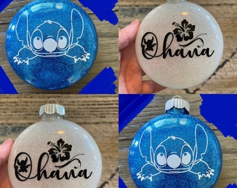 Stitch Ornament Stitch And Angel Christmas Ornament Disney Ornament sold by  ChaZhan, SKU 38685494
