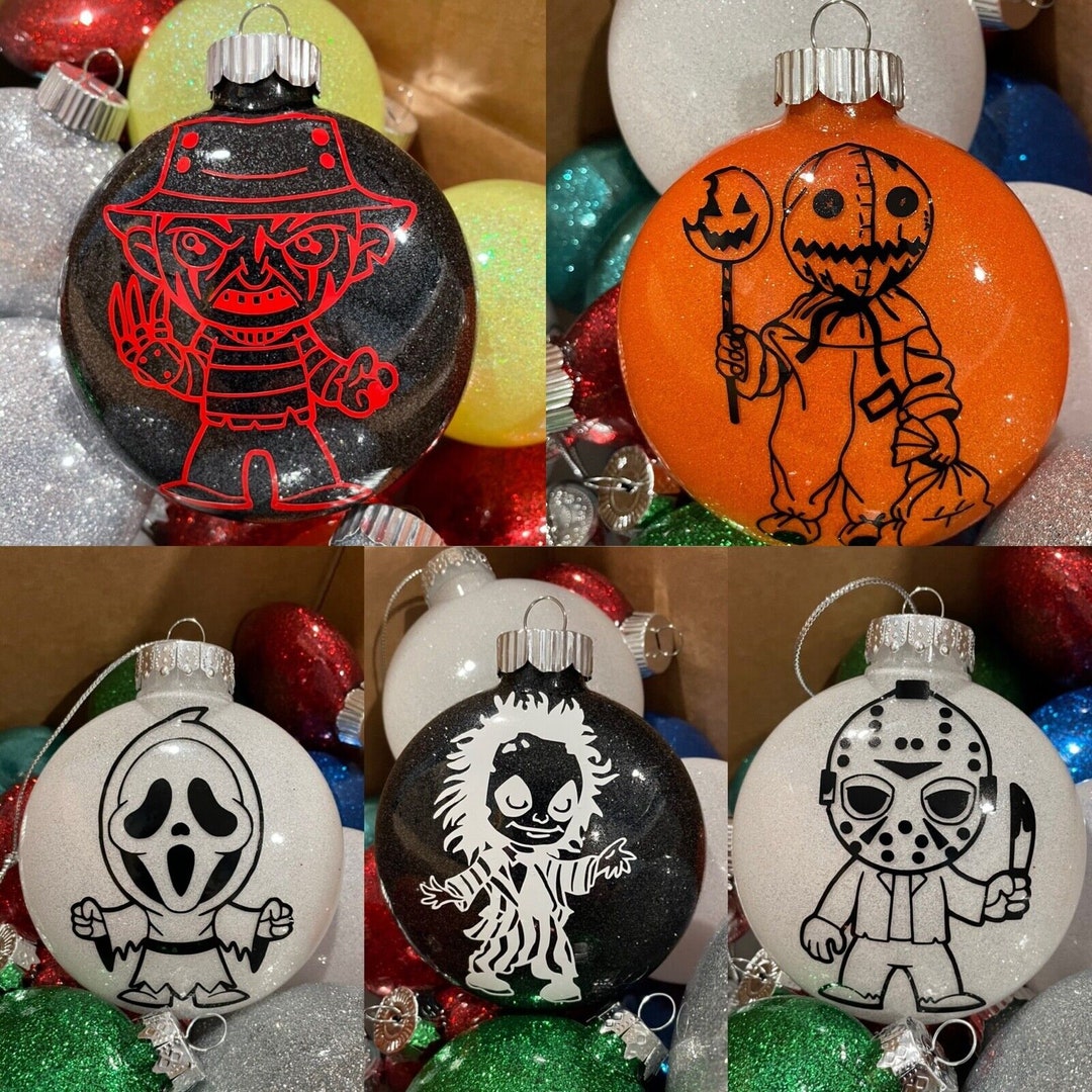 Handmade halloween Themed Christmas Ornaments See Details Etsy