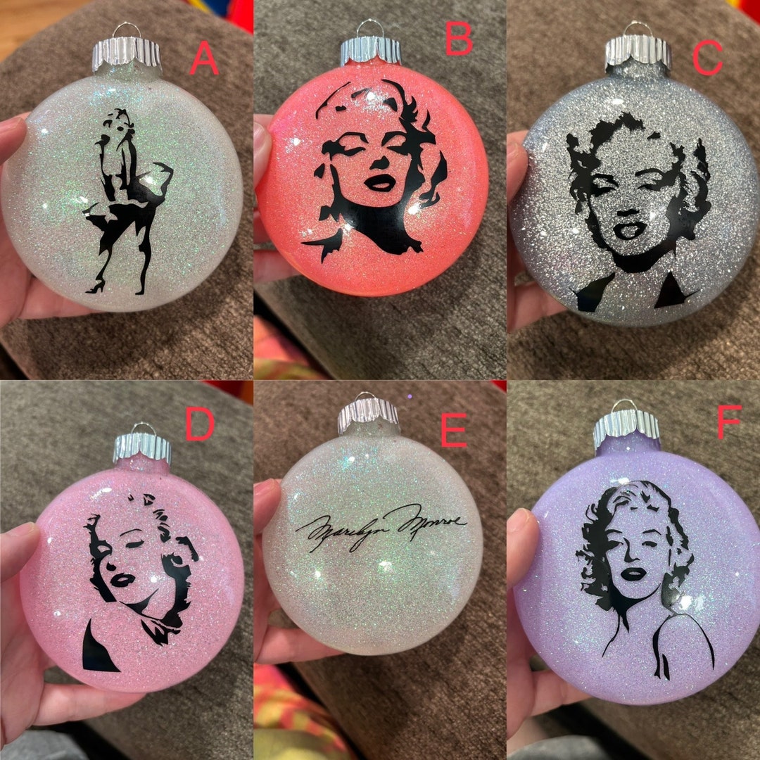 Marilyn Monroe Christmas Ornaments 
