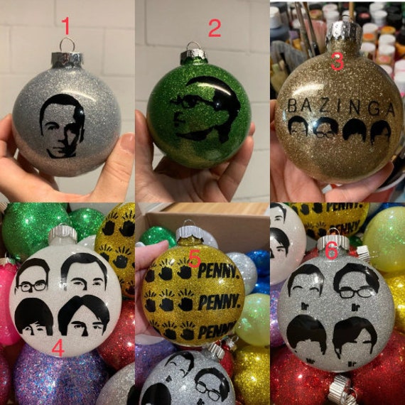 Handmade big Bang Theory Christmas Ornaments See Etsy