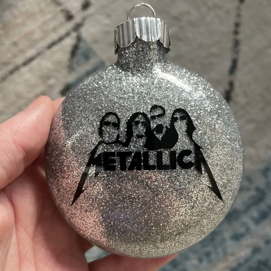 Handmade metallica Christmas Ornament Etsy