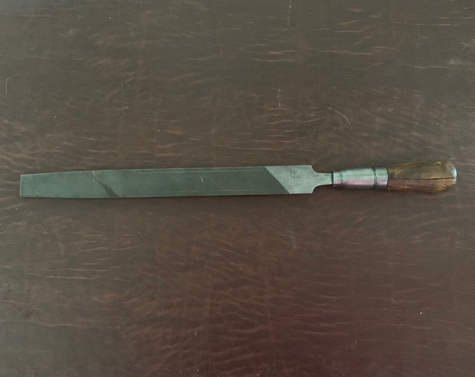 Vintage Blue Star 16 7/8 Flat Long Lathe Bastard File Etsy