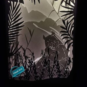 Panda Template svg for Lightbox