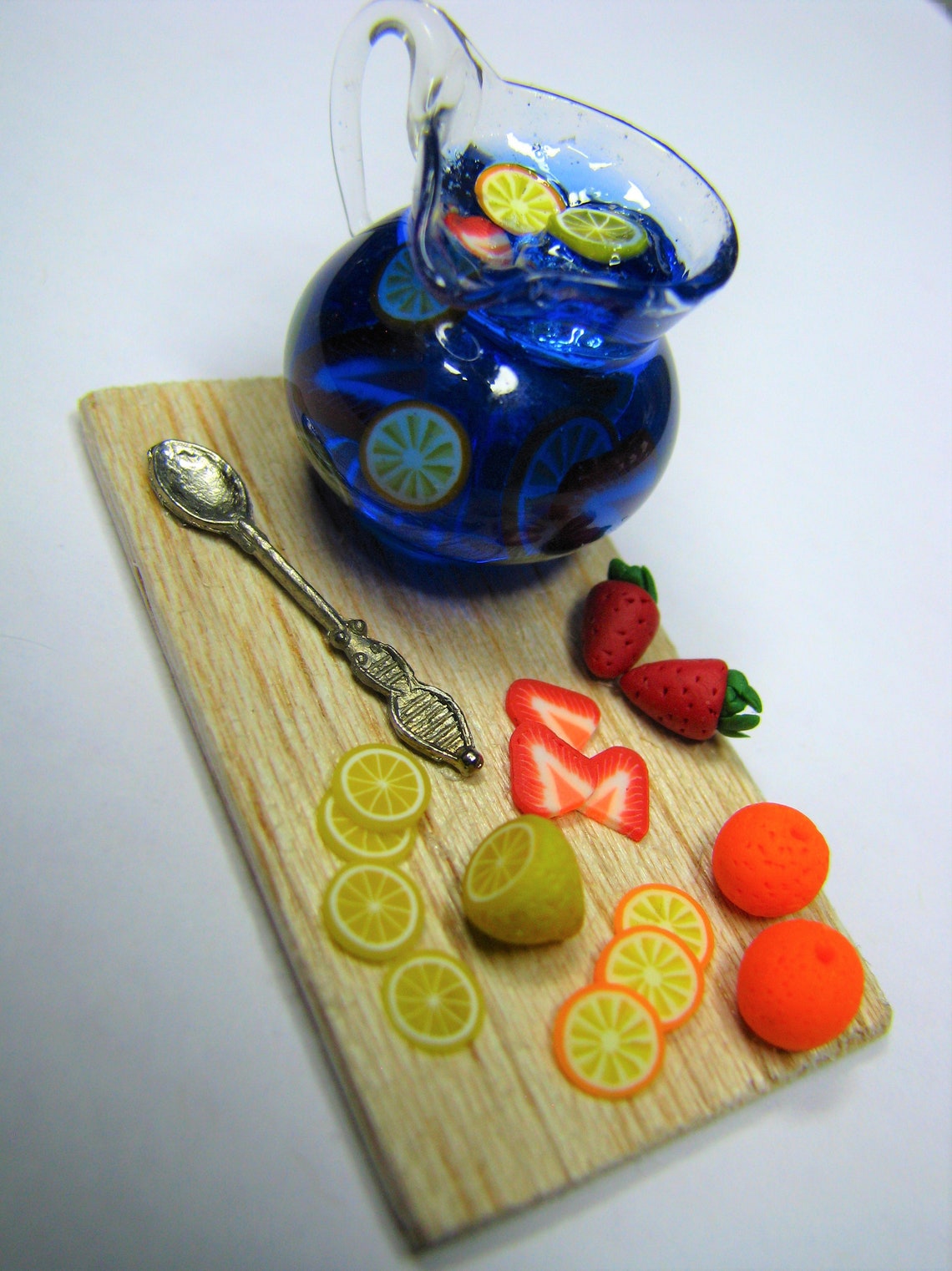 Miniature Hawaiian Punch Bowl Setdollhouse Etsy