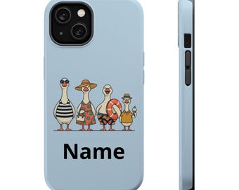 Beach Geese phone case | Magnetic impact-resistant case