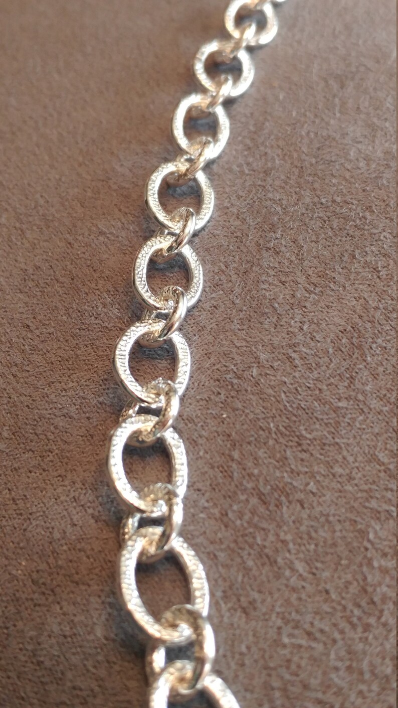 Pure Silver Double Textured Chain