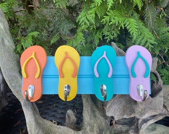 6" Flip Flop Towel Rack