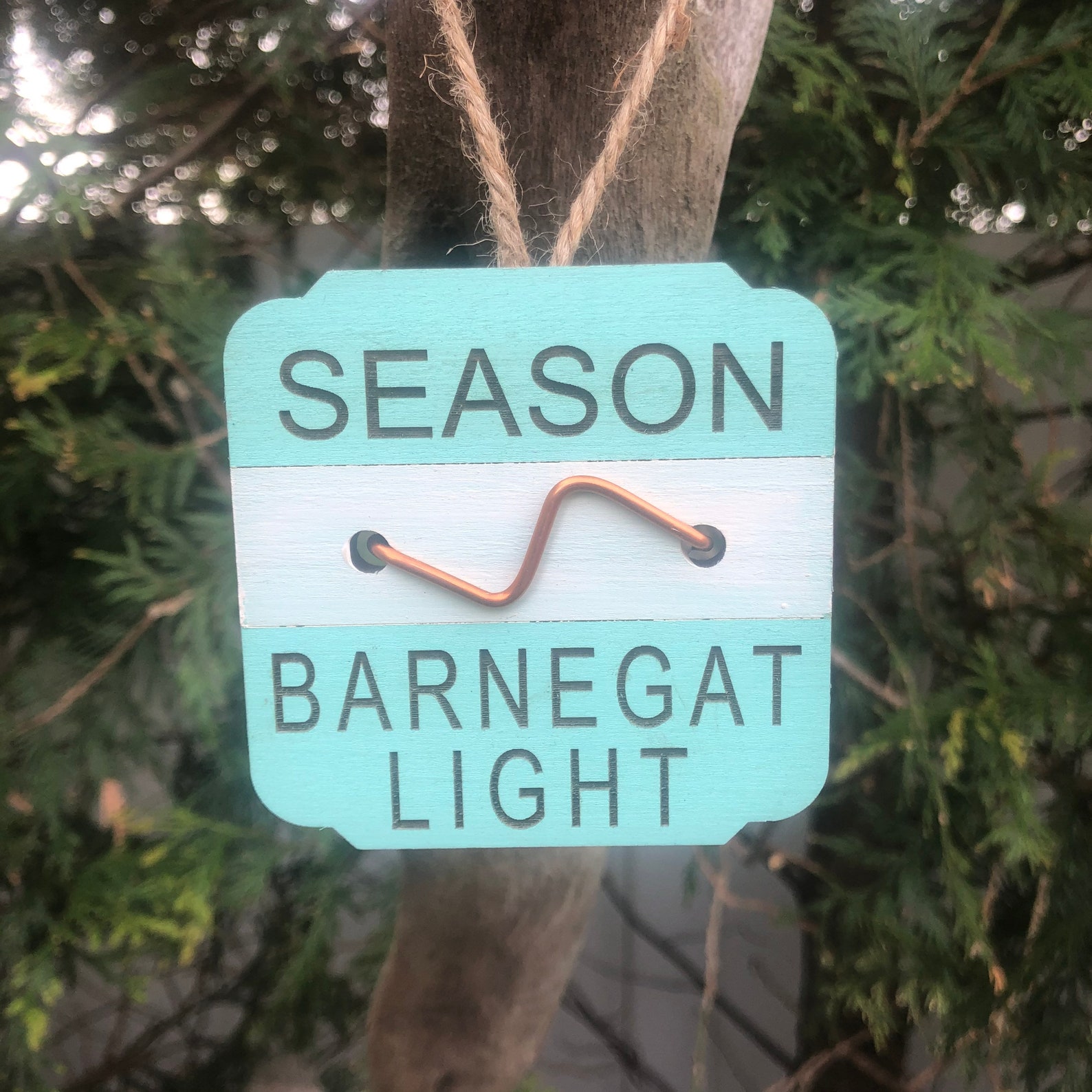 LBI Beach Badge 3 New Jersey Beach Badge Ornament Long Beach Etsy