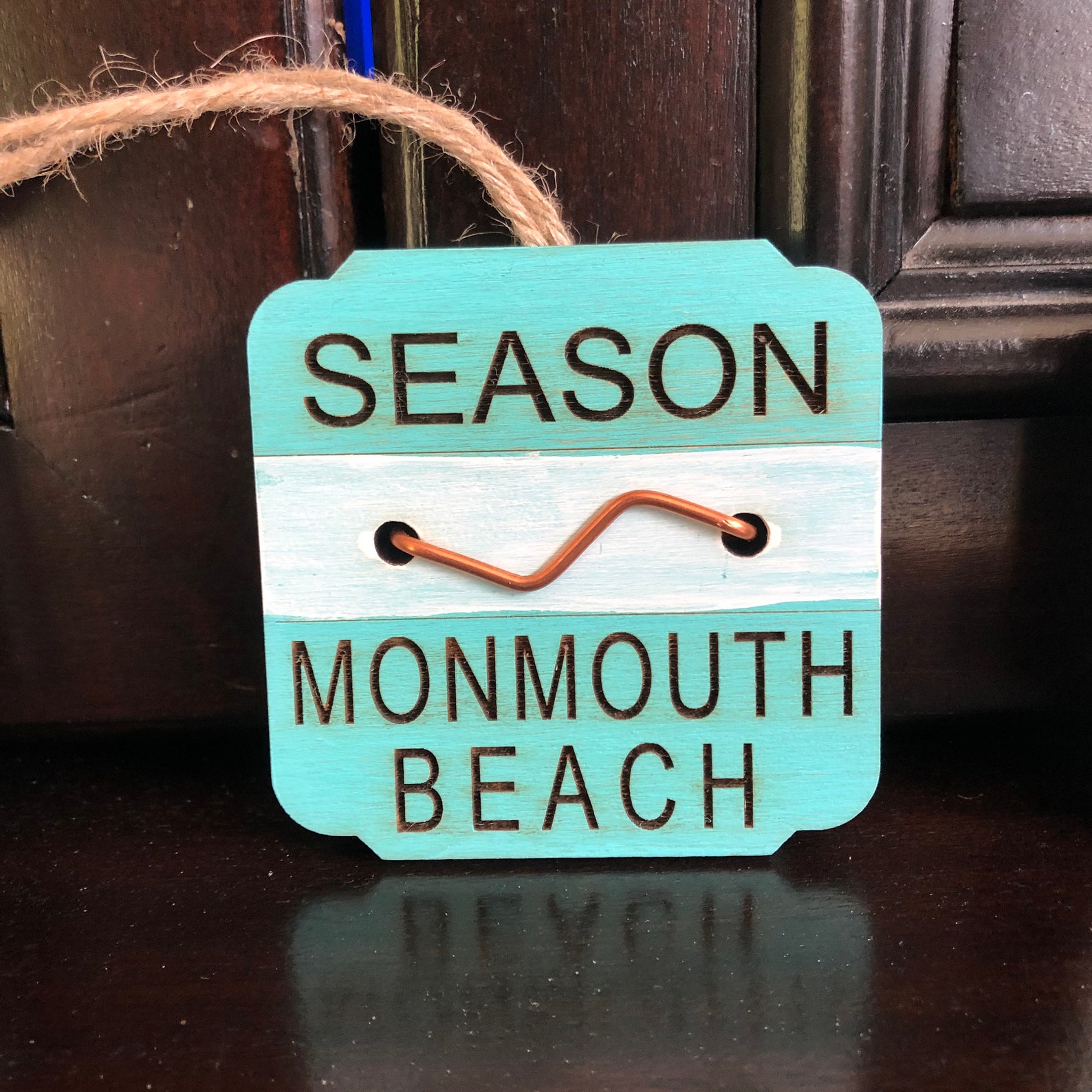 LBI Beach Badge 3 New Jersey Beach Badge Ornament Long Beach Etsy