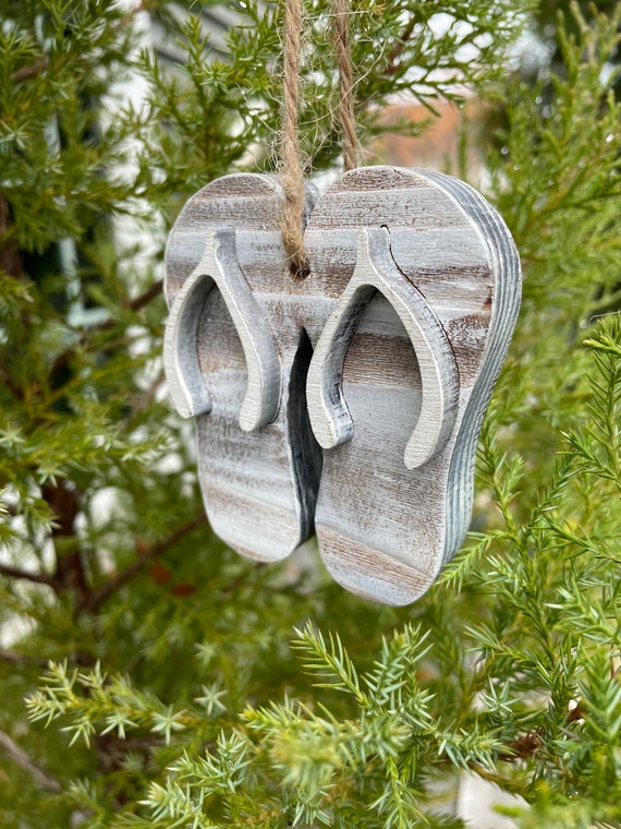 Flip Flops - Cedar Ornament Flip Flops - Cedar Ornament