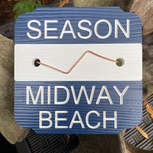 New Jersey Beach Badge (Choose your town choice by entering it in the “Buyers Comments” during checkout.)