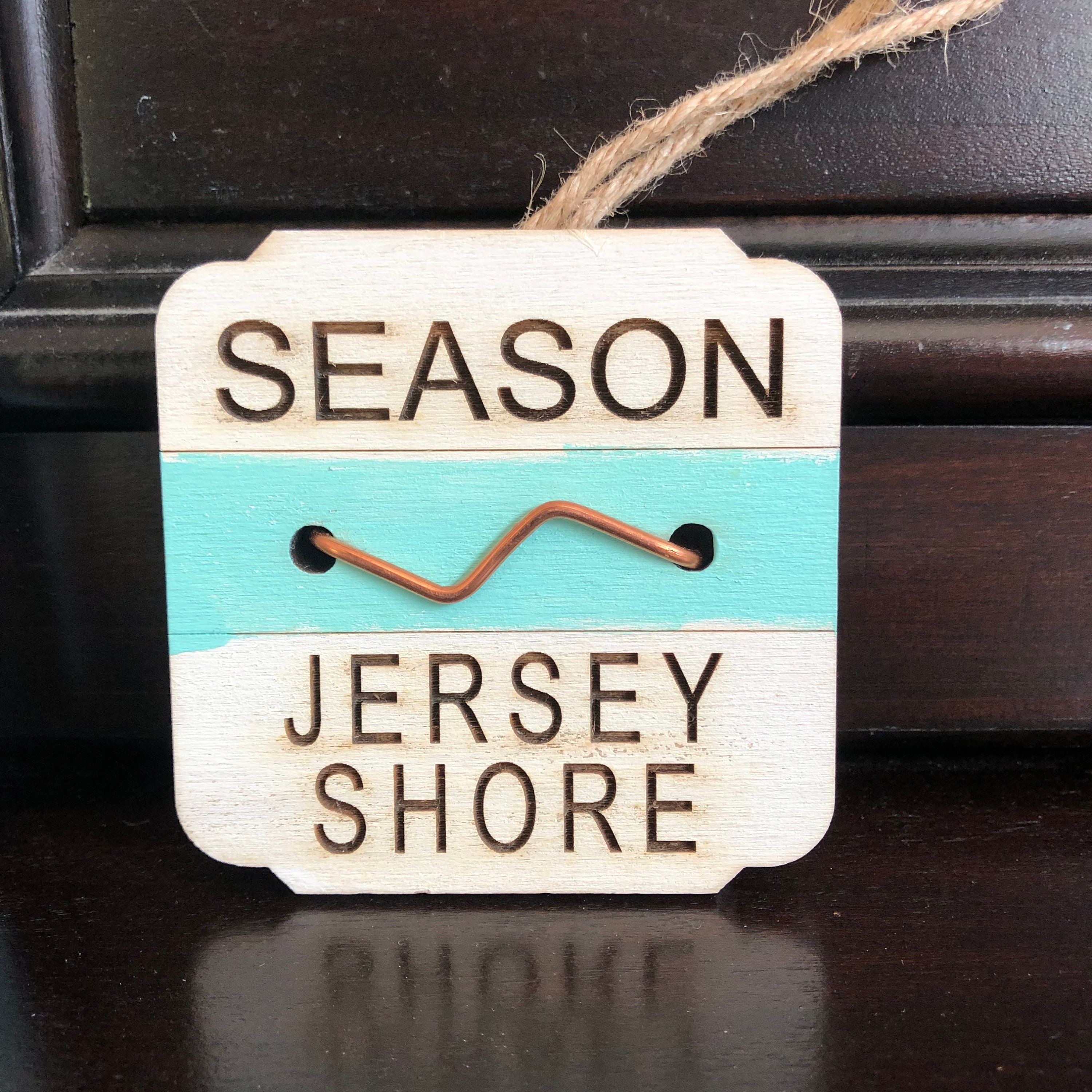 LBI Beach Badge 3 New Jersey Beach Badge Ornament Long Beach Etsy