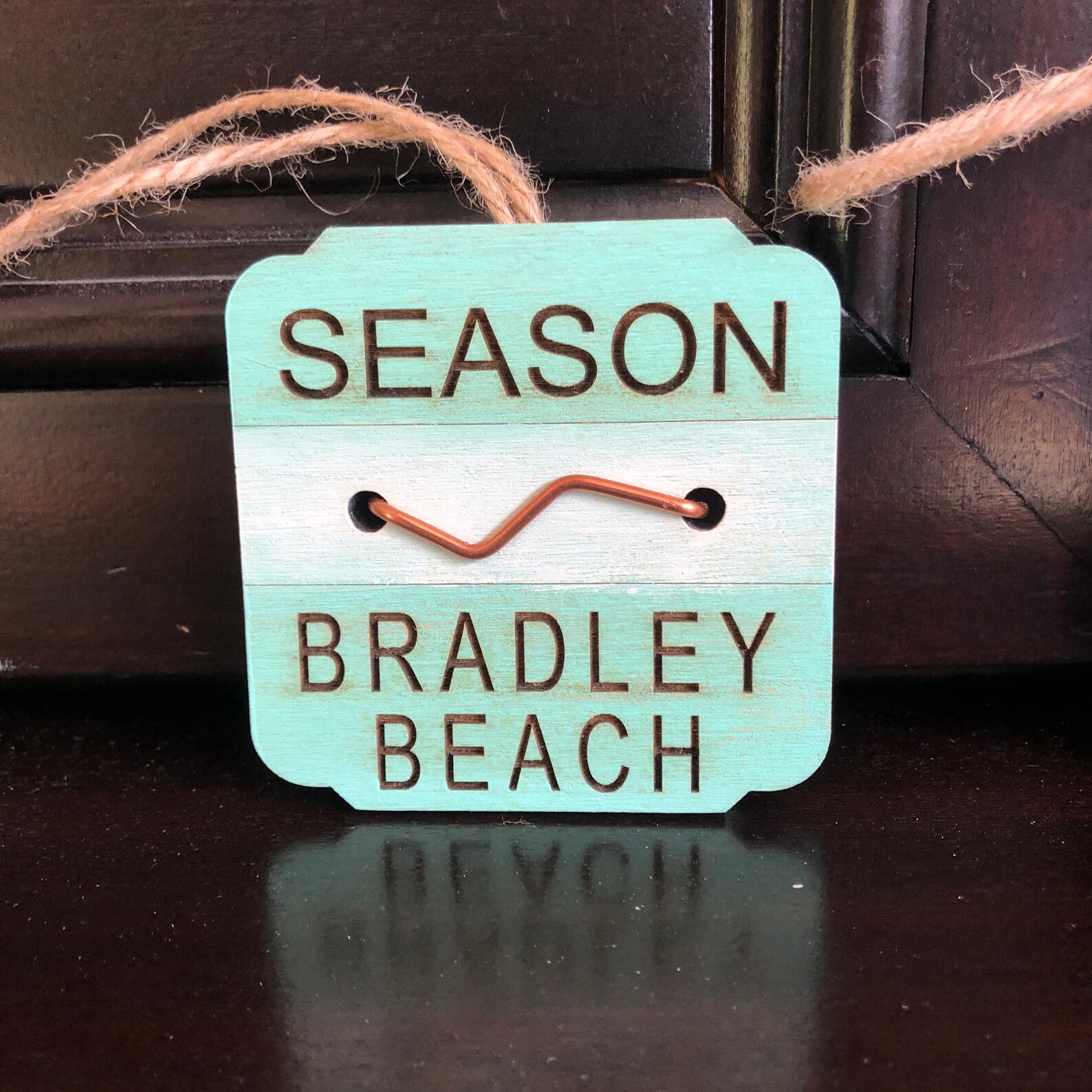 LBI Beach Badge 3 New Jersey Beach Badge Ornament Long Beach Etsy