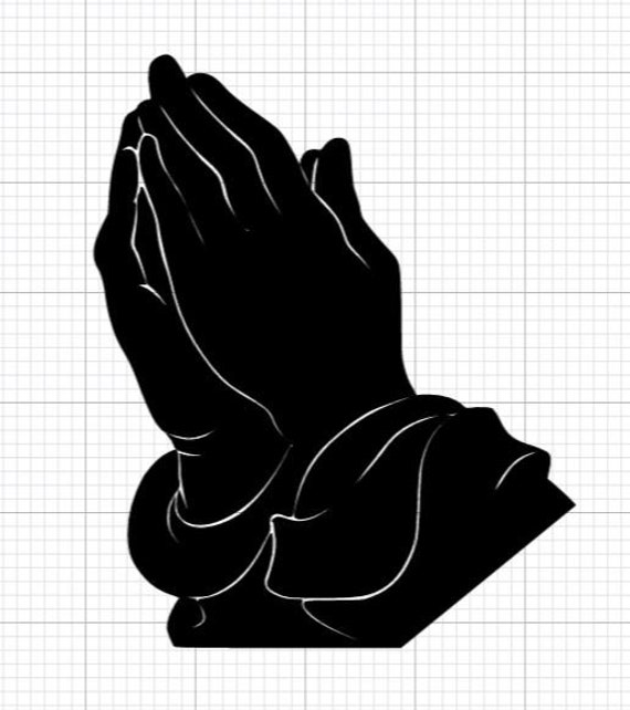 Praying Hands Decals & Stickers