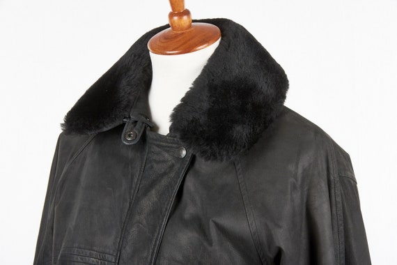 LONE PINE Leather Long Coat Women's S 