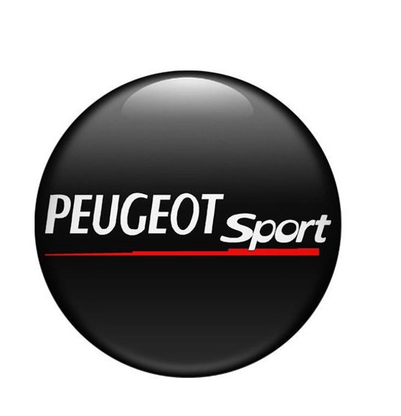 PEUGEOT Logo Set 4 x 30-120mm Silikon Embleme für Wheel Center Caps,  Laptop, Tablet, Telefon, Tür, Auto-Innenraum gewölbte Aufkleber - .de