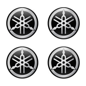 PEUGEOT Logo Set 4 x 30-120mm Silikon Embleme für Wheel Center Caps,  Laptop, Tablet, Telefon, Tür, Auto-Innenraum gewölbte Aufkleber - .de