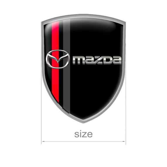 Abzeichen Emblem Silikon Logo Mazda selbstklebende gewölbte