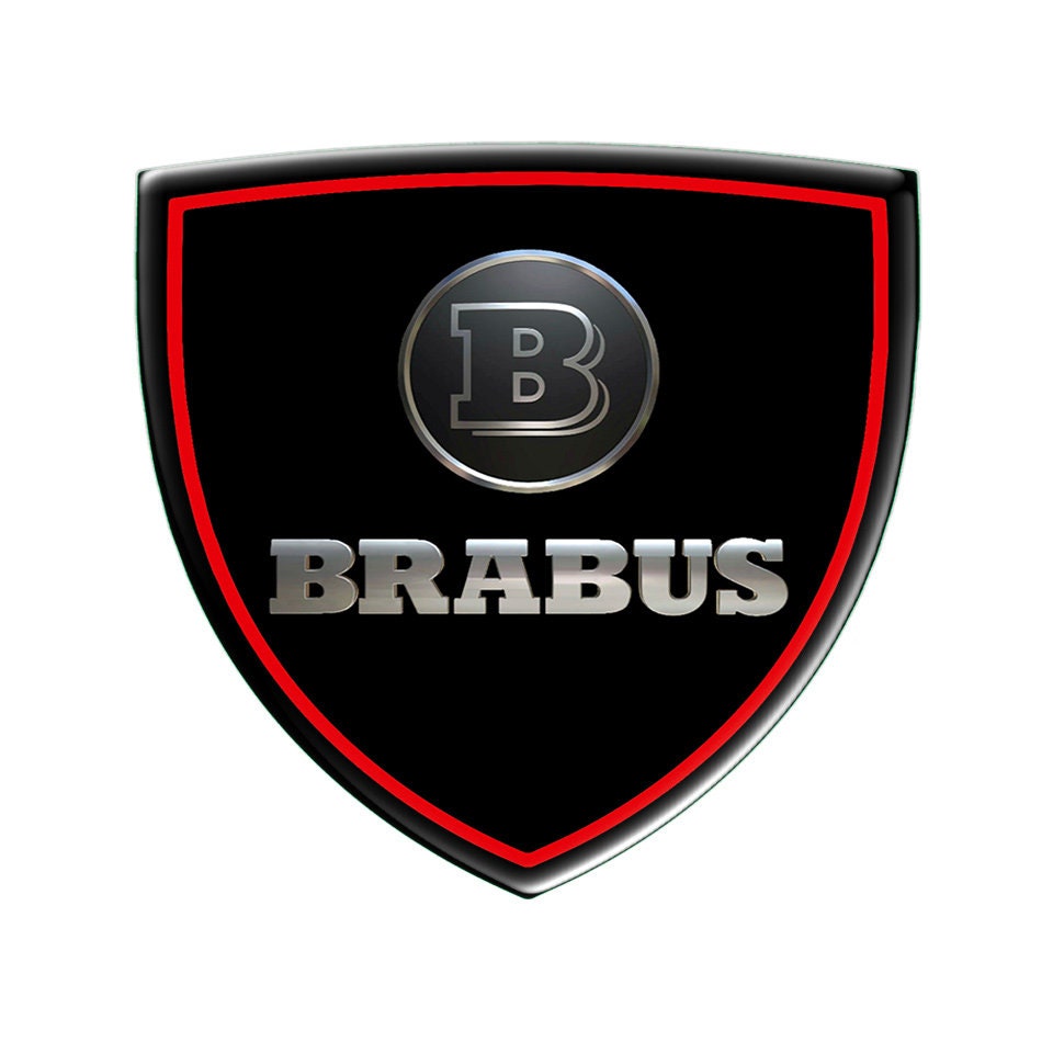 Brabus Self-adhesive Emblem / Top Quality Silicone Logo Sticker