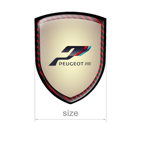 Badge Emblem Silicone Logo Peugeot Self-adhesive Domed Sticker Shield for  Laptop, Phone, Glass, Car Interior, Iphone, Ipod, Monitor 