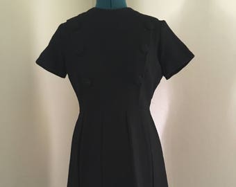 Vintage 1960s Little Black Dress - Vintage Lbd