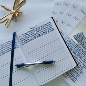 Five-Year Journal Travel Entries