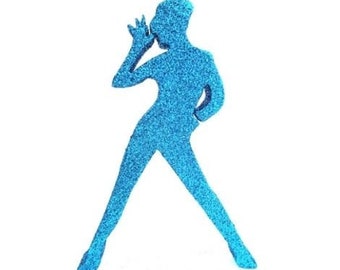 Dancer cutout standee for centerpieces and table decorations. Use at banquets and parties.
