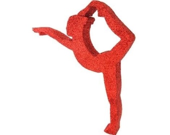 Gymnastics Cut Out of 1.5" thick foam for centerpieces, dance recitals, birthdays, party decorations Gymnastic  Pose D