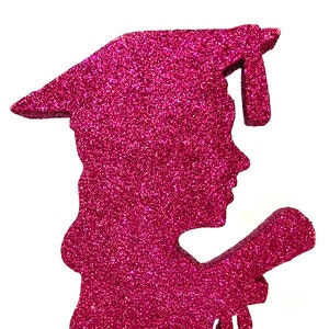 Graduation Silhouette Girl Face Cutout Graduation Table - Etsy