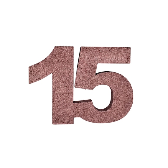 Number 15 for Centerpieces Quinceanera Table Decorations Etsy