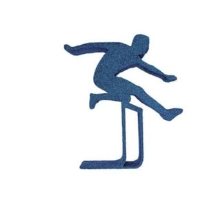 Hurdler Cut Out Male for Centerpieces, Hurdler, Running Sport Banquets Decorations