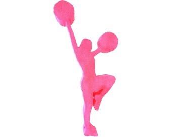 Cheerleader Cutout: Sports Banquet and Party Decorations/Foam Shapes for Centerpieces