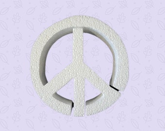 Peace Sign cut out, use in centerpieces for retro parties