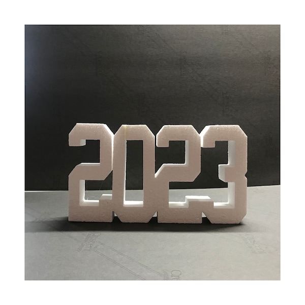 2023 Foam Number for Graduation, Graduation College font 2023 cut out, 2023 for Backdrops party decoration