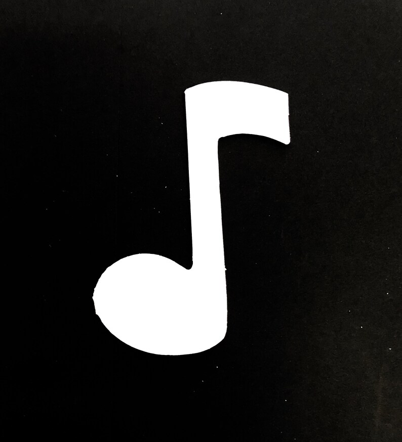 Music Note cut out 6pcs per orderfoam board craftmusic note Etsy