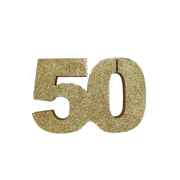 Number 50 Cutout Foam for Class Reunion,50th Anniversary, 50th Birthday, Number Cutouts,