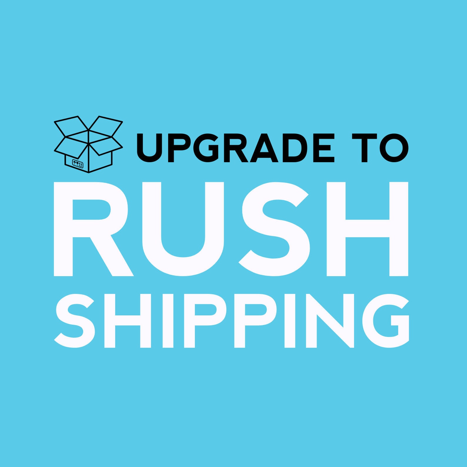 Rush Shipping upgrade Etsy