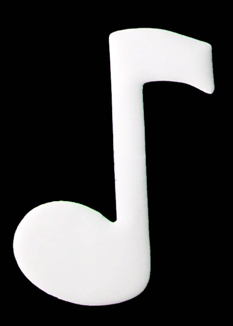 Music Note cut out 6pcs per orderfoam board craftmusic note Etsy