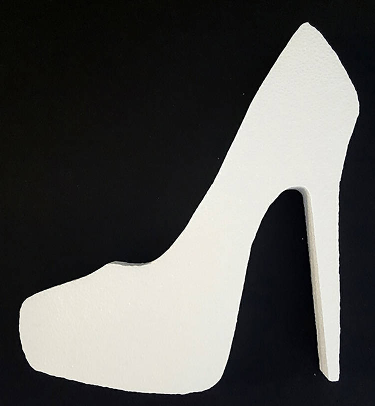 Stiletto High Heel Shoe Styrofoam Cut Etsy