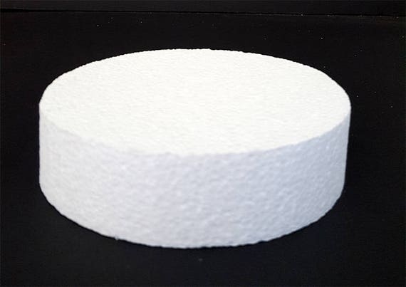 12 Pack Foam Circles for Crafts - 6 Inch Round Cake Dummy Discs