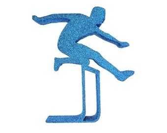 Hurdler Cut Out Male for Centerpieces, Hurdler, Running Sport Banquets Decorations