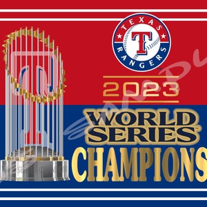 Texas Rangers 2023 World Series Champions - Flexible Fridge Magnet