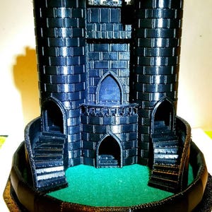 Three Path Dice Tower Castle Set ( Bear3DGraphics )