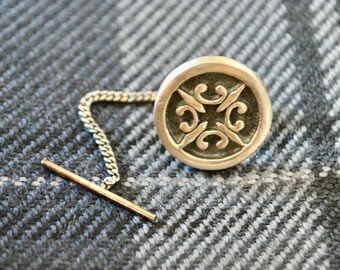 Vintage Tie Tack, Celtic Tie Tack, Tie Tacks in uk, Silver Tie Tack, Suit Accessories, Gifts for Him, Fathers Day Gift, Wedding Gift