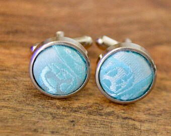 Cufflinks, Vintage Cufflinks, Blue Cufflinks, Gifts for Men, Fathers Day Gift, Wedding Gift, Groomsman Gift, Best Man Gift, Cufflinks in uk