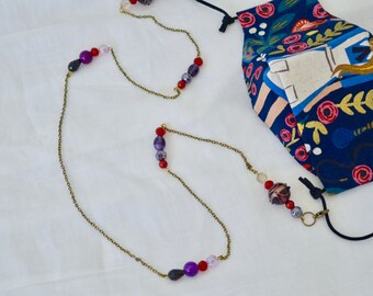 Face Mask Chain, Mask Chain, Face Covering Chain, Face Mask Accessory, Face Mask Accessories, Face Covering Accessory, Gifts for Her